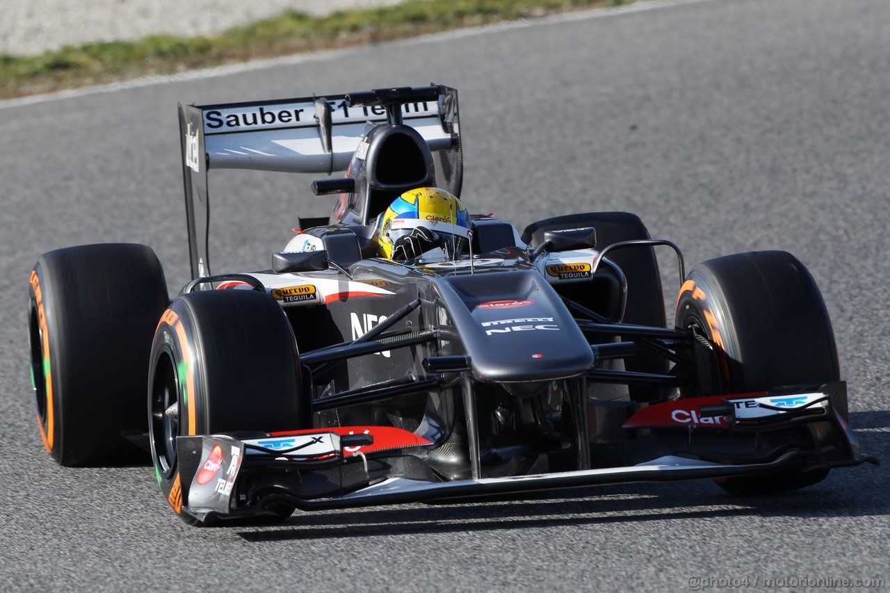 BARCELONA TEST MARZO 2013, Esteban Gutierrez (MEX) Sauber C32.
02.03.2013. 