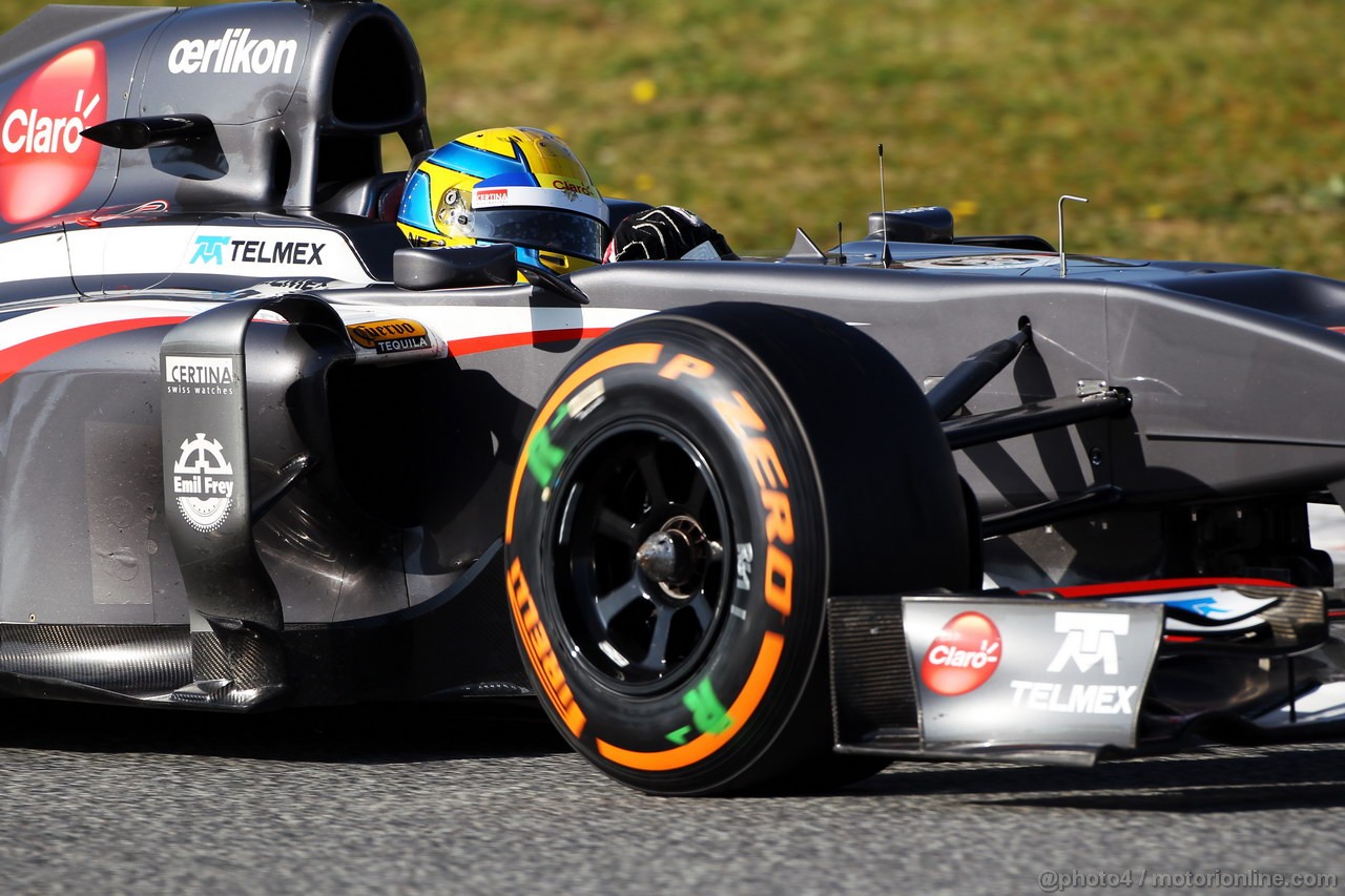 BARCELONA TEST MARZO 2013, Esteban Gutierrez (MEX) Sauber C32.
02.03.2013. 