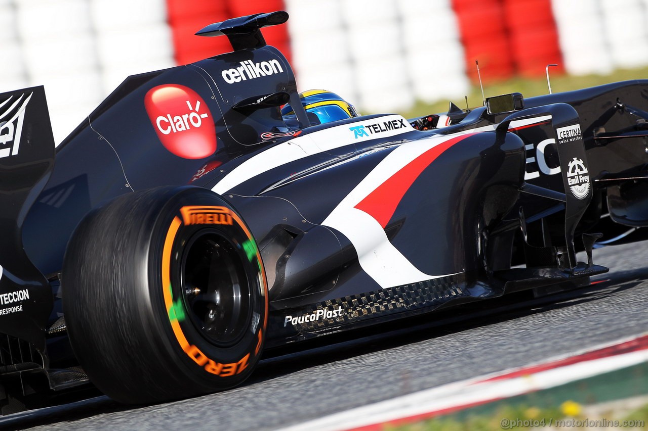 BARCELONA TEST MARZO 2013, Esteban Gutierrez (MEX) Sauber C32.
02.03.2013. 