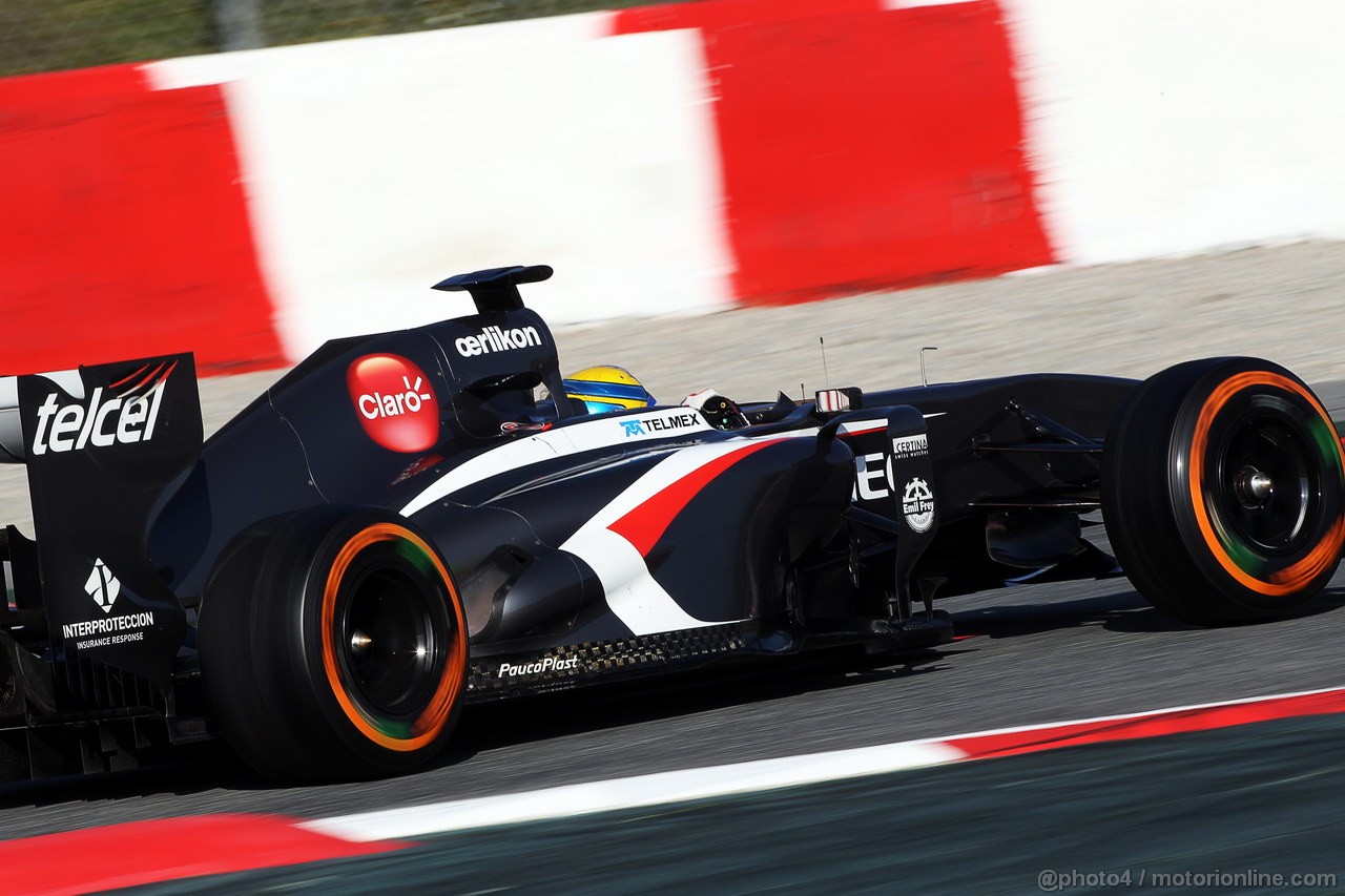 BARCELONA TEST MARZO 2013, Esteban Gutierrez (MEX) Sauber C32.
02.03.2013. 