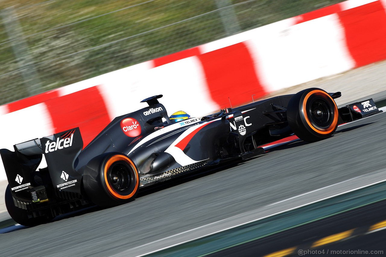 BARCELONA TEST MARZO 2013, Esteban Gutierrez (MEX) Sauber C32.
02.03.2013. 