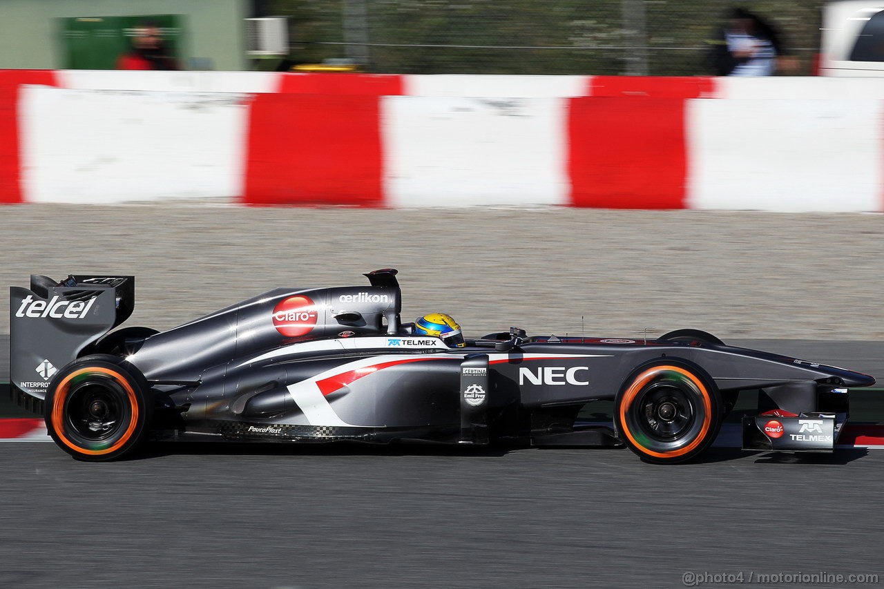 BARCELONA TEST MARZO 2013, Esteban Gutierrez (MEX) Sauber C32.
02.03.2013. 
