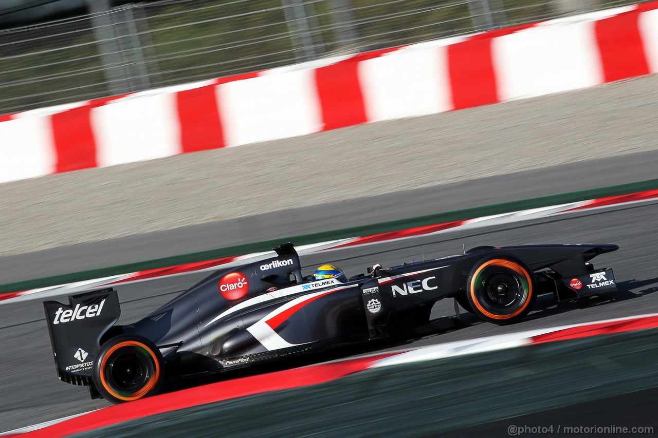 BARCELONA TEST MARZO 2013, Esteban Gutierrez (MEX) Sauber C32.
02.03.2013. 