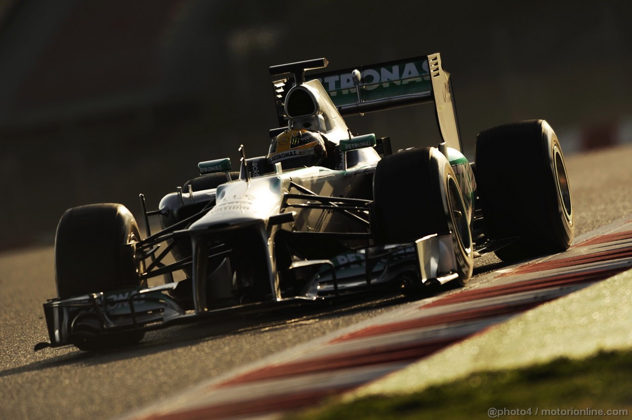 BARCELONA TEST MARZO 2013, Lewis Hamilton (GBR) Mercedes AMG F1 W04.
02.03.2013. 