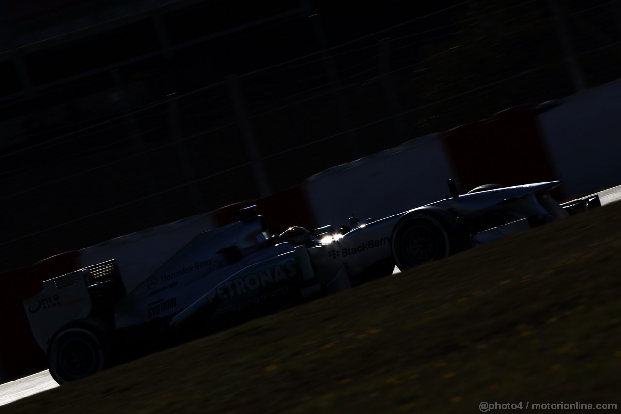 BARCELONA TEST MARZO 2013, Lewis Hamilton (GBR) Mercedes AMG F1 W04.
02.03.2013. 