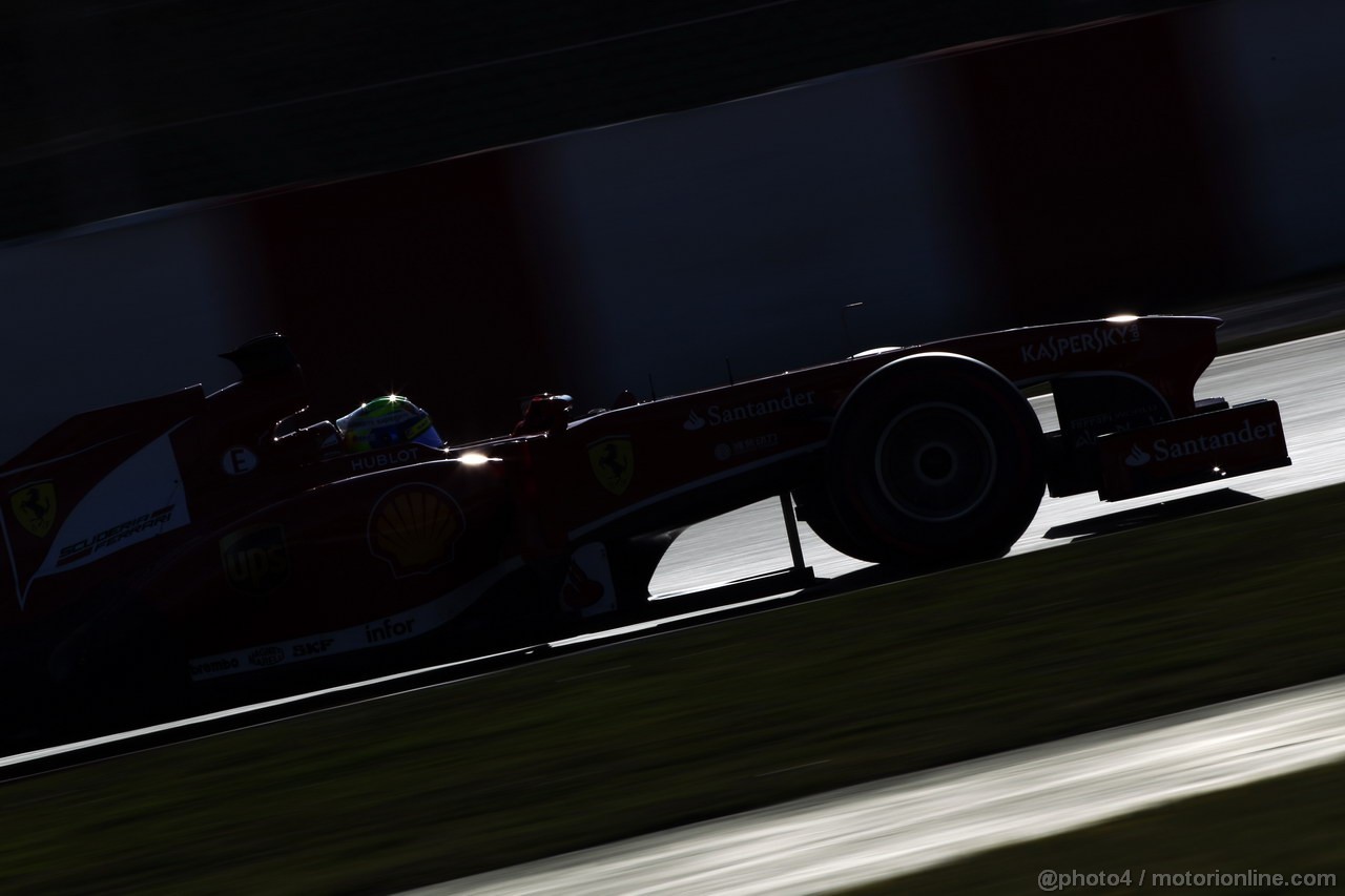 BARCELONA TEST MARZO 2013, Felipe Massa (BRA) Ferrari F138.
02.03.2013. 