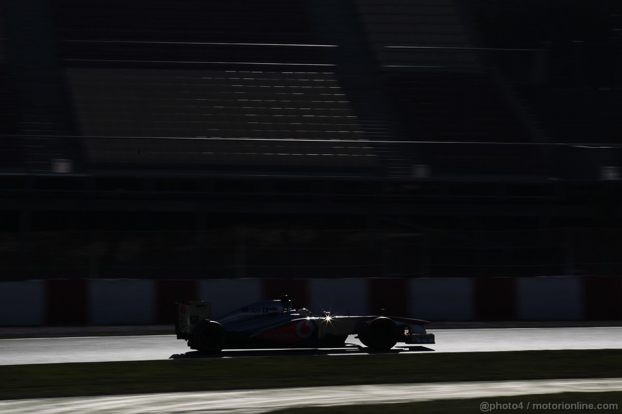 BARCELONA TEST MARZO 2013, Sergio Perez (MEX) McLaren MP4-28.
02.03.2013. 
