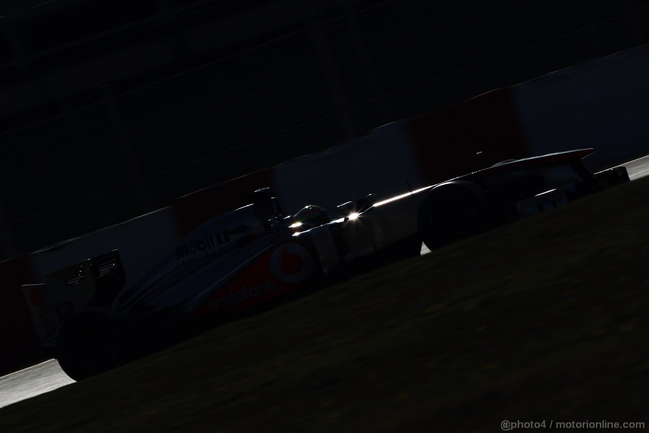 BARCELONA TEST MARZO 2013, Sergio Perez (MEX) McLaren MP4-28.
02.03.2013. 