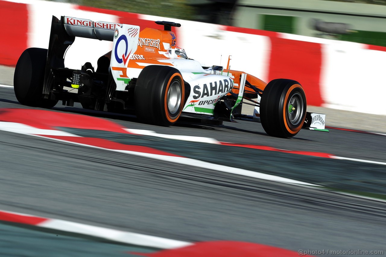 BARCELONA TEST MARZO 2013, Adrian Sutil (GER) Sahara Force India VJM06.
02.03.2013. 