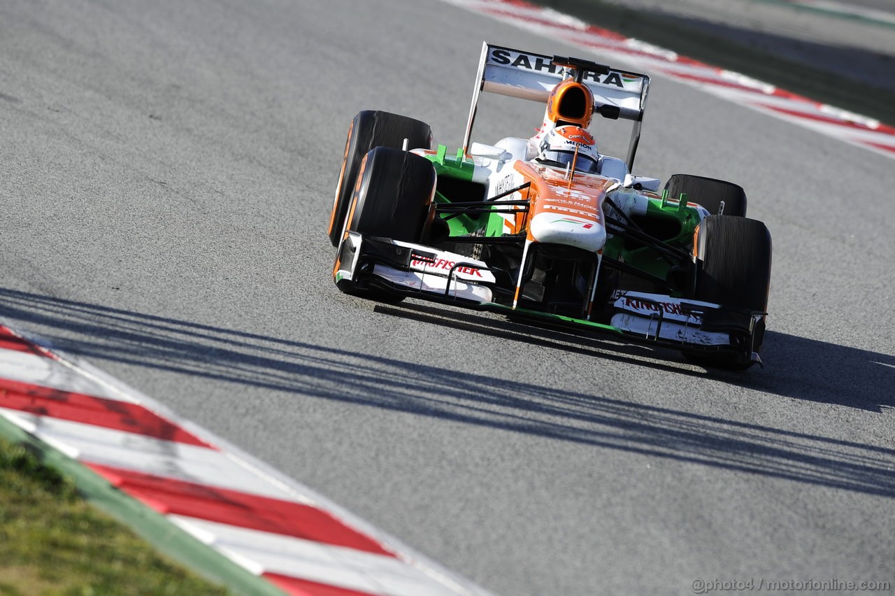 BARCELONA TEST MARZO 2013, Adrian Sutil (GER) Sahara Force India VJM06.
02.03.2013. 