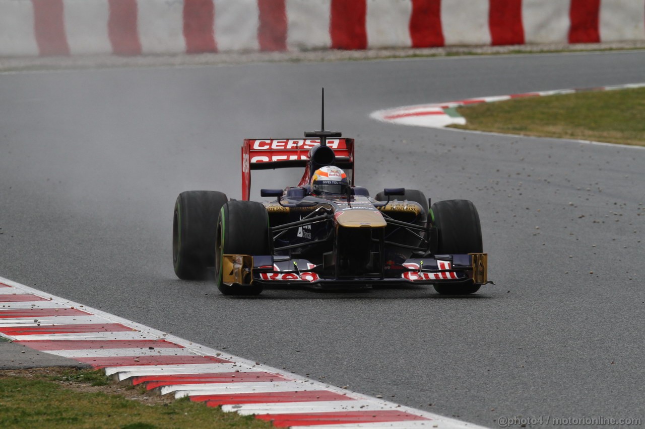 BARCELONA TEST MARZO 2013, Jean-Eric Vergne (FRA) Scuderia Toro Rosso STR8 