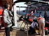 BARCELONA TEST MARZO 2013, Jenson Button (GBR) McLaren watches Sergio Perez (MEX) McLaren MP4-28.
02.03.2013. 
