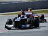 BARCELONA TEST MARZO 2013, Pastor Maldonado (VEN) Williams FW35 davanti a Mark Webber (AUS) Red Bull Racing RB9.
02.03.2013. 
