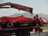 BARCELONA TEST MARZO 2013, The Ferrari F138 of Felipe Massa (BRA) Ferrari is recovered back to the pits on the back of a truck.
02.03.2013. 