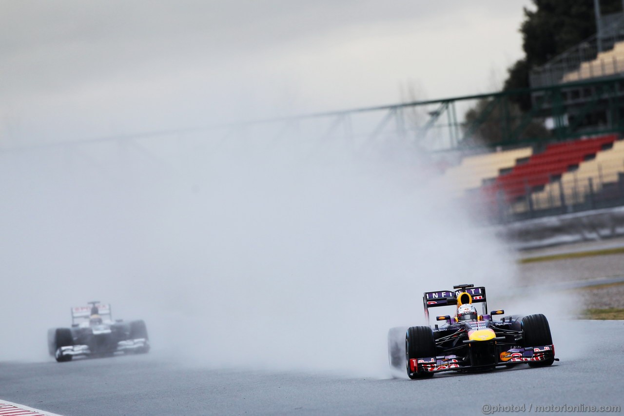 BARCELONA TEST MARZO 2013, Sebastian Vettel (GER) Red Bull Racing RB9.
01.03.2013. 