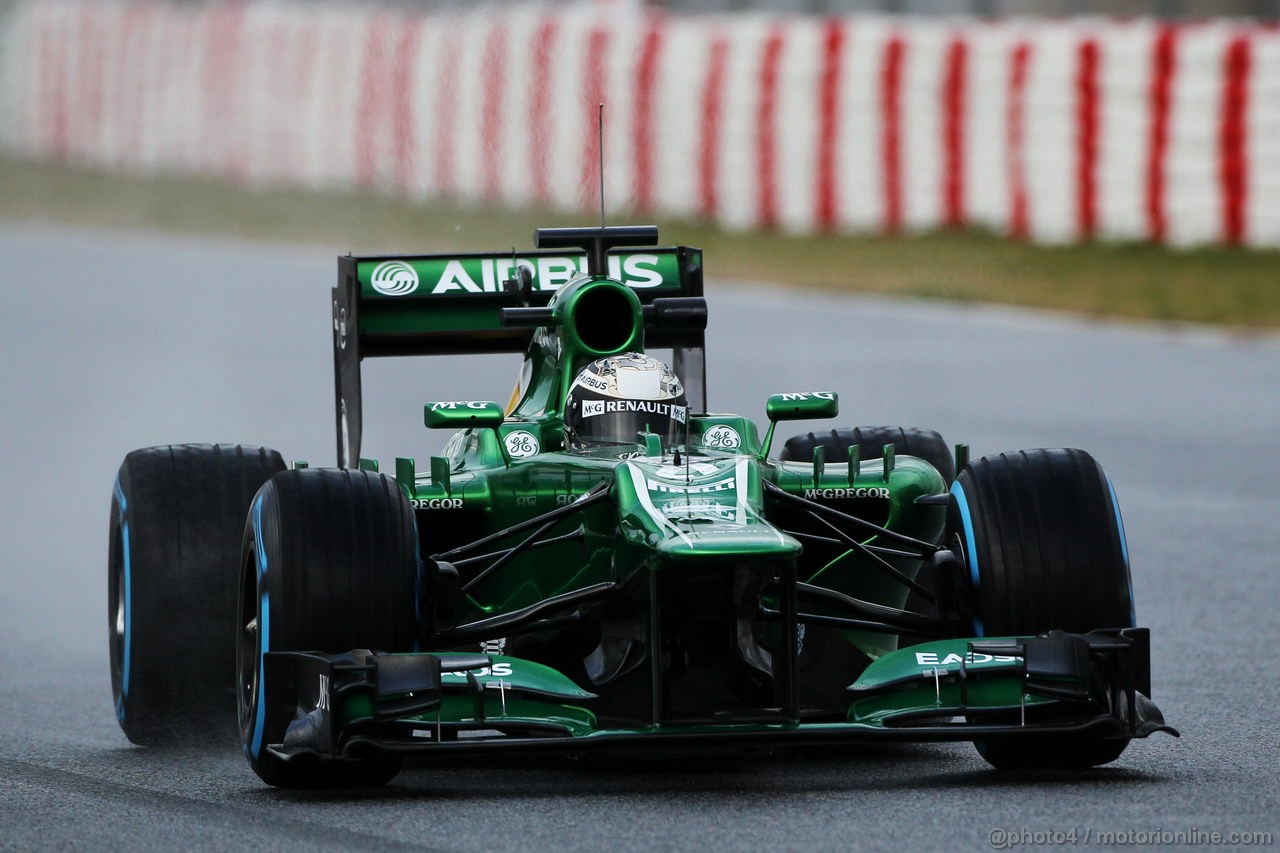 BARCELONA TEST MARZO 2013, Giedo van der Garde (NLD) Caterham CT03.
01.03.2013. 
