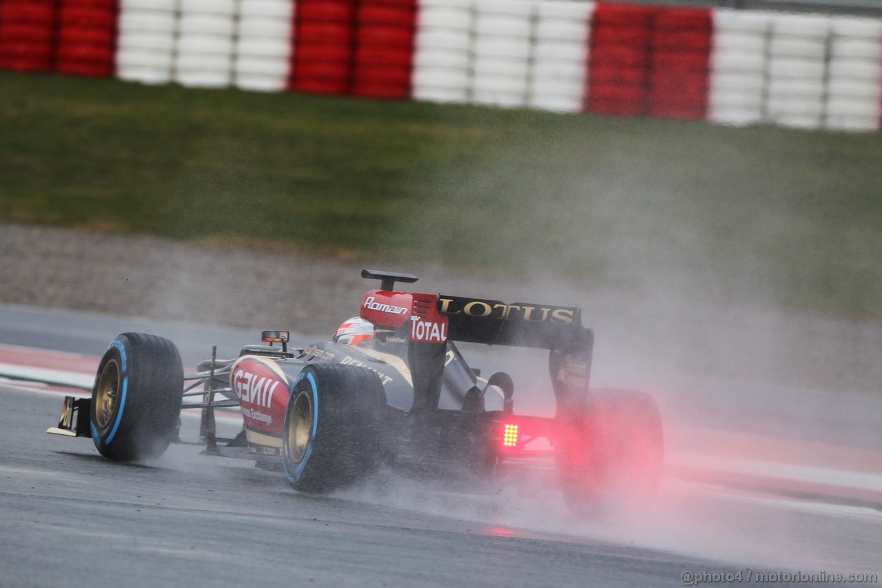 BARCELONA TEST MARZO 2013, Romain Grosjean (FRA) Lotus F1 E21.
01.03.2013. 