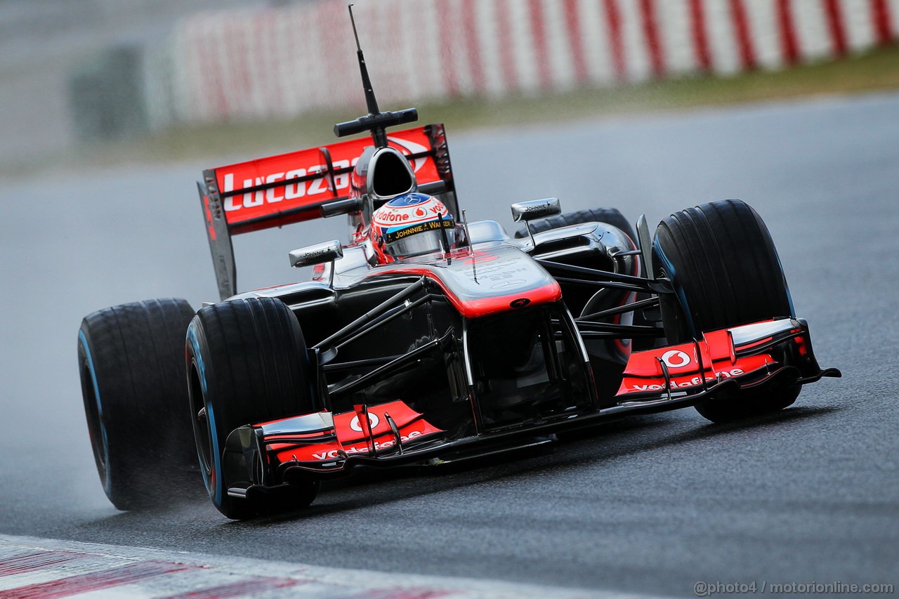 BARCELONA TEST MARZO 2013, Jenson Button (GBR) McLaren MP4-28.
01.03.2013.