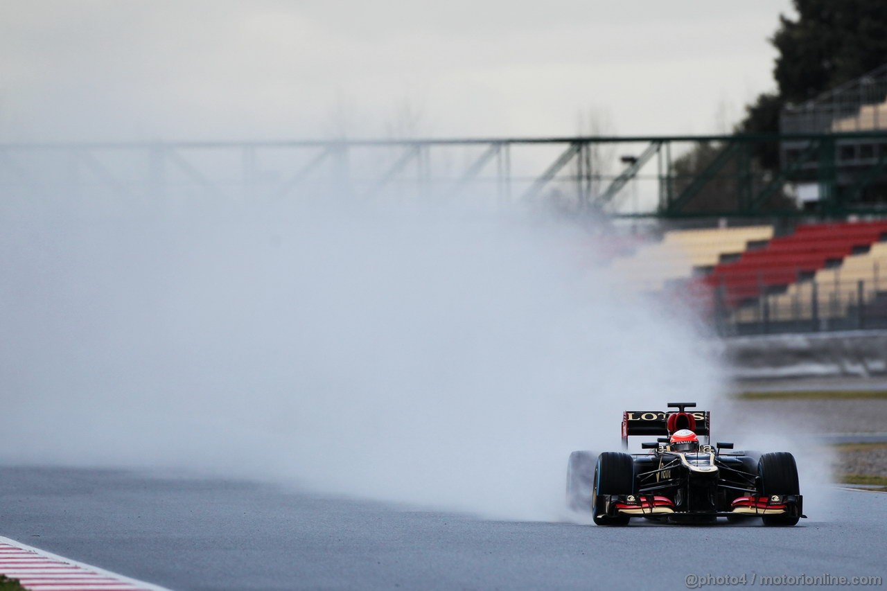 BARCELONA TEST MARZO 2013, Romain Grosjean (FRA) Lotus F1 E21.
01.03.2013. 