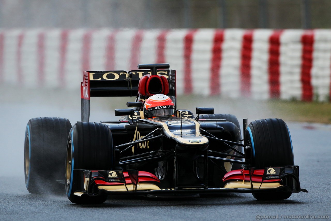 BARCELONA TEST MARZO 2013, Romain Grosjean (FRA) Lotus F1 E21.
01.03.2013. 