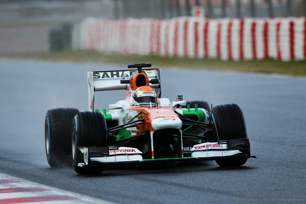 BARCELONA TEST MARZO 2013, Adrian Sutil (GER) Sahara Force India VJM06.
01.03.2013. 