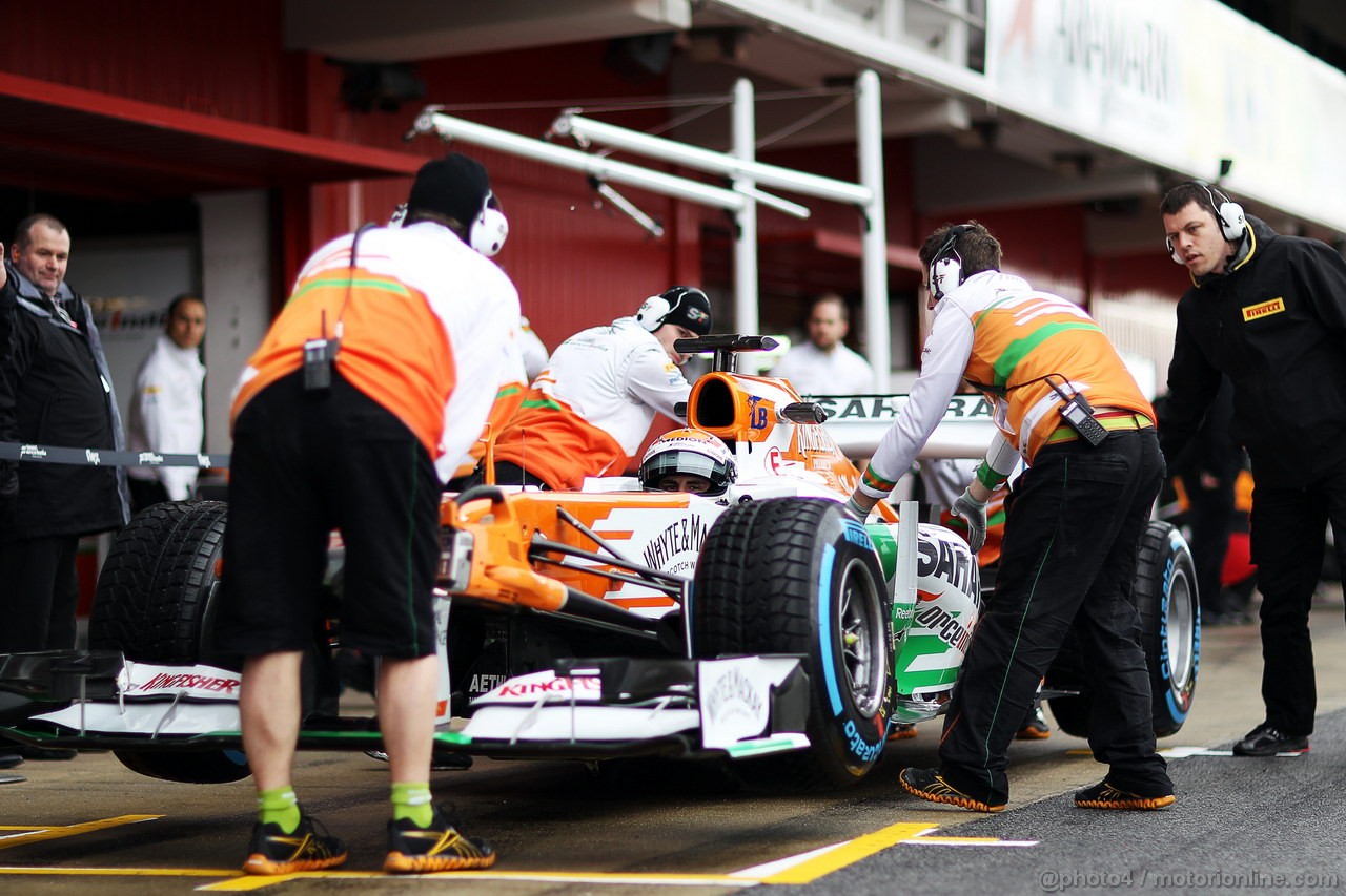 BARCELONA TEST MARZO 2013, Adrian Sutil (GER) Sahara Force India VJM06.
01.03.2013. 