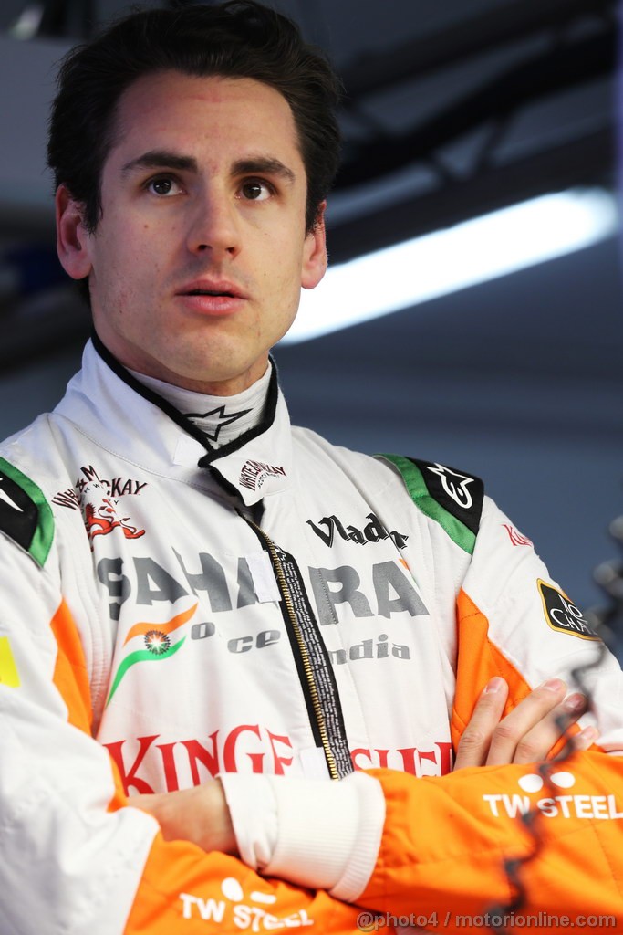 BARCELONA TEST MARZO 2013, Adrian Sutil (GER) Sahara Force India F1.
01.03.2013. 
