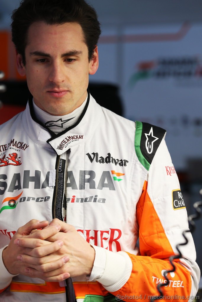 BARCELONA TEST MARZO 2013, Adrian Sutil (GER) Sahara Force India F1.
01.03.2013. 