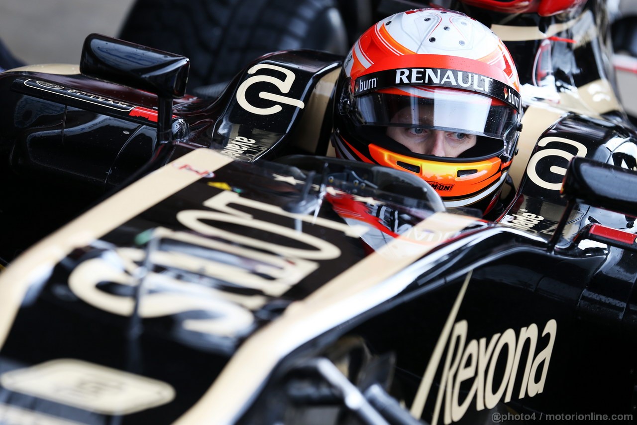 BARCELONA TEST MARZO 2013, Romain Grosjean (FRA) Lotus F1 E21.
01.03.2013. 