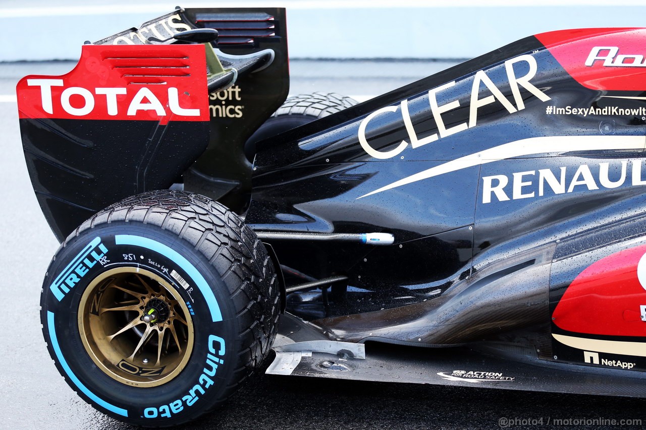 BARCELONA TEST MARZO 2013, Lotus F1 E21 exhaust detail.
01.03.2013. 
