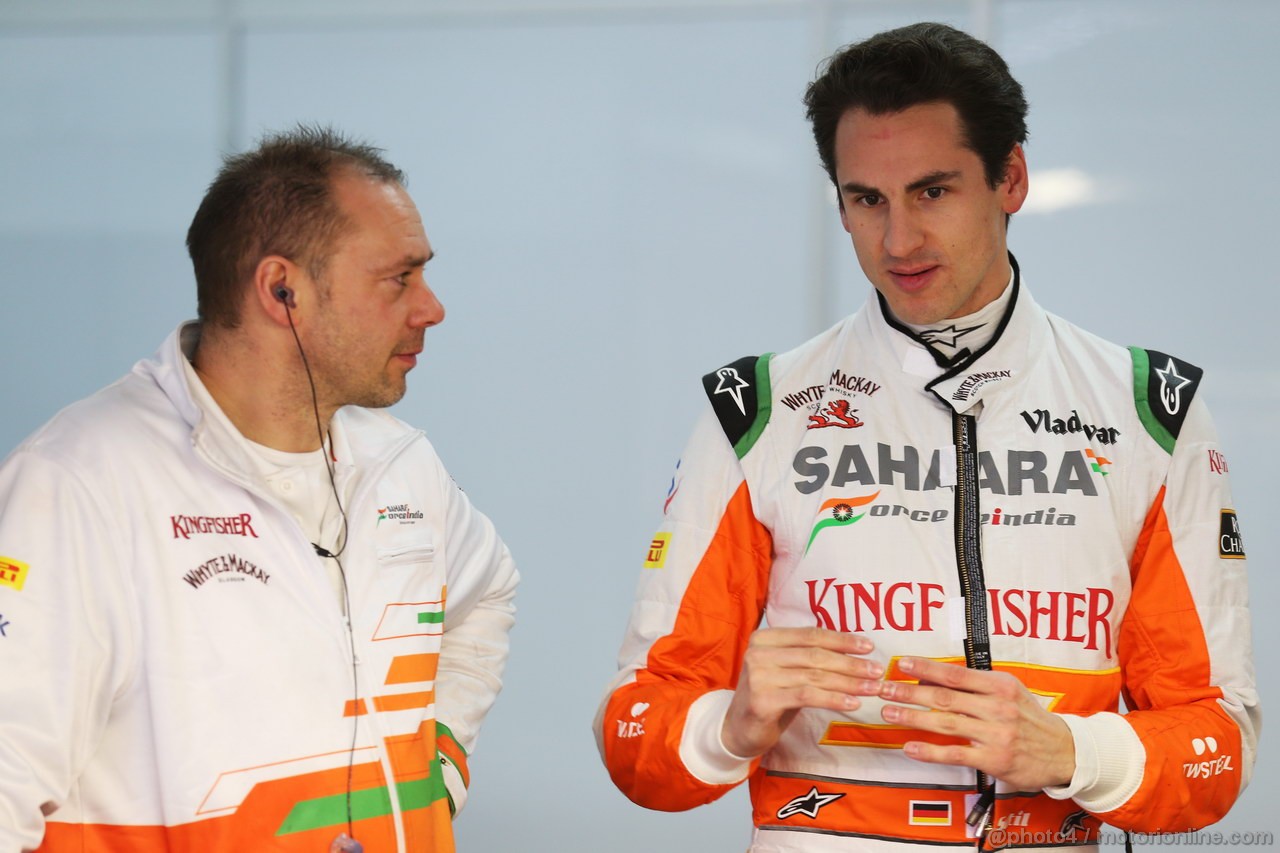 BARCELONA TEST MARZO 2013, Adrian Sutil (GER) Sahara Force India F1.
01.03.2013. 