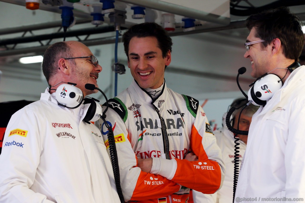 BARCELONA TEST MARZO 2013, Adrian Sutil (GER) Sahara Force India F1.
01.03.2013. 