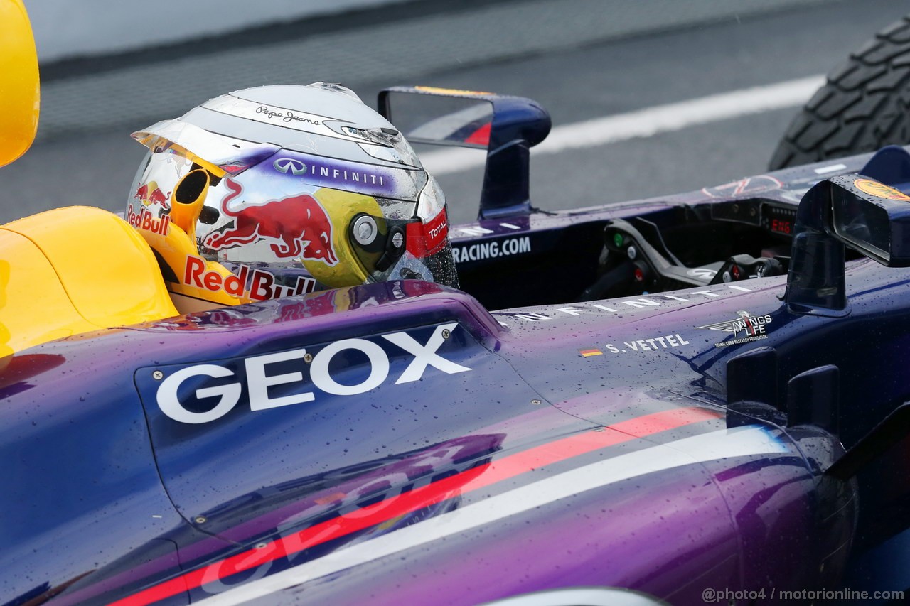 BARCELONA TEST MARZO 2013, Sebastian Vettel (GER) Red Bull Racing RB9.
01.03.2013. 