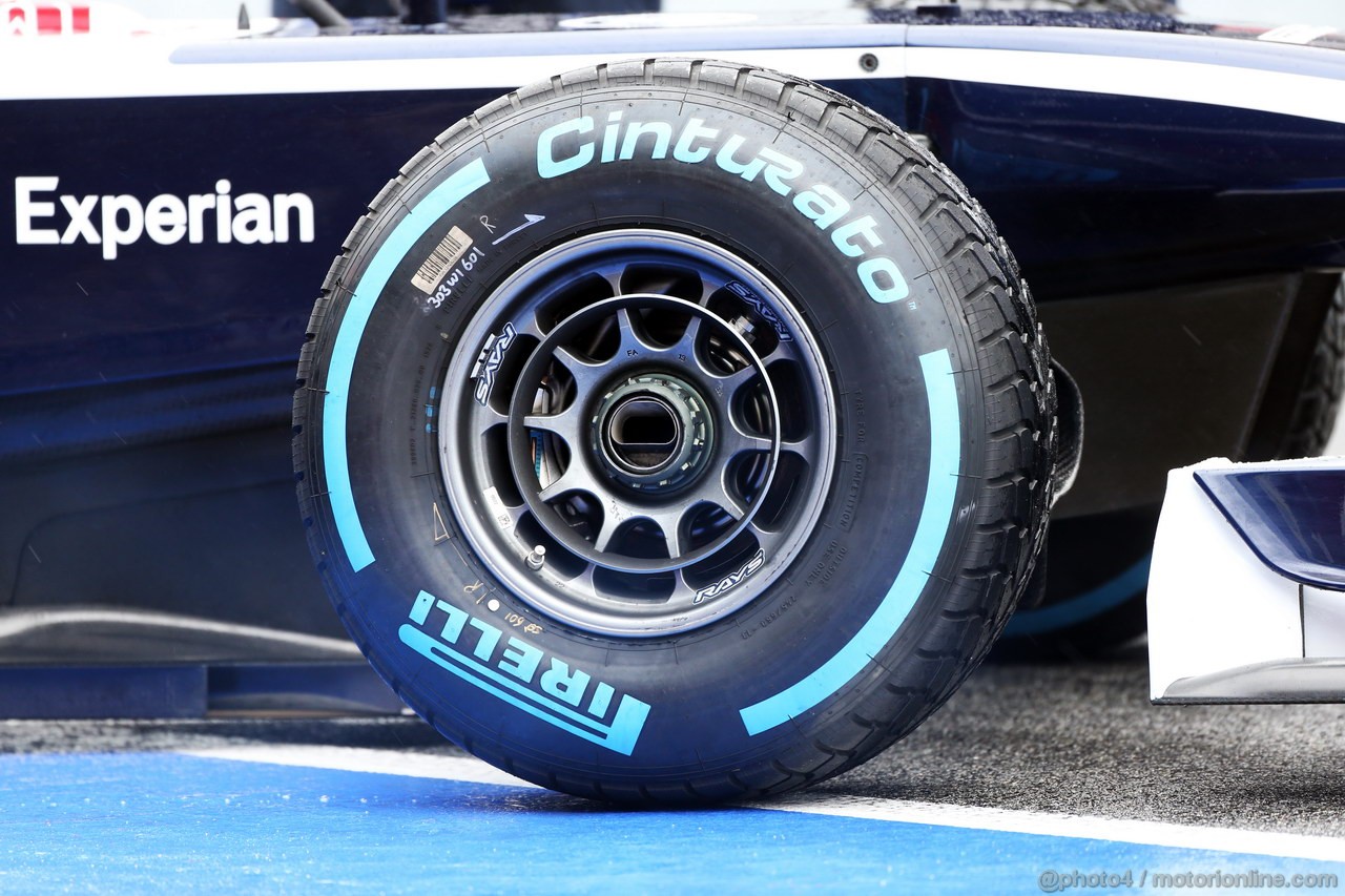 BARCELONA TEST MARZO 2013, Williams FW35 wheel.
01.03.2013. 