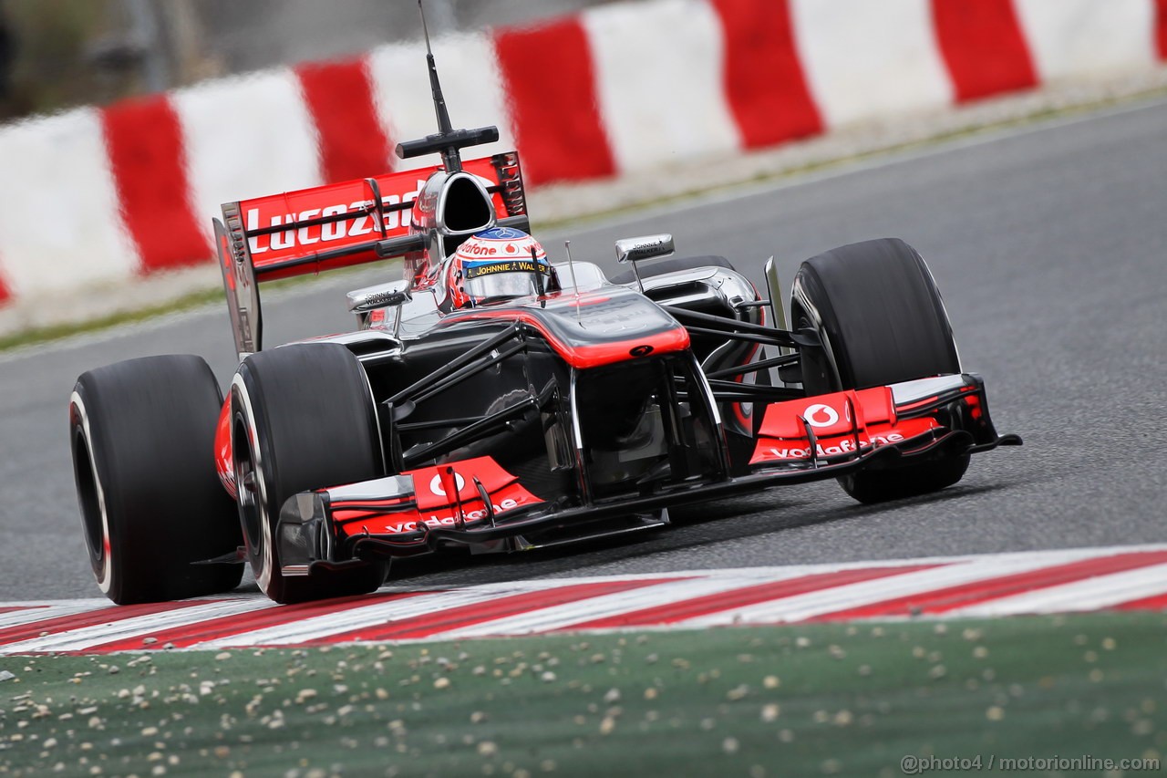 BARCELONA TEST MARZO 2013, Jenson Button (GBR) McLaren MP4-28.
01.03.2013. 