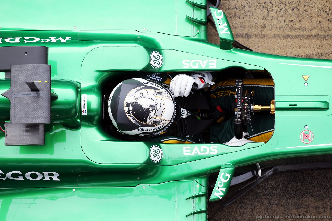 BARCELONA TEST MARZO 2013, Giedo van der Garde (NLD) Caterham CT03.
01.03.2013. 