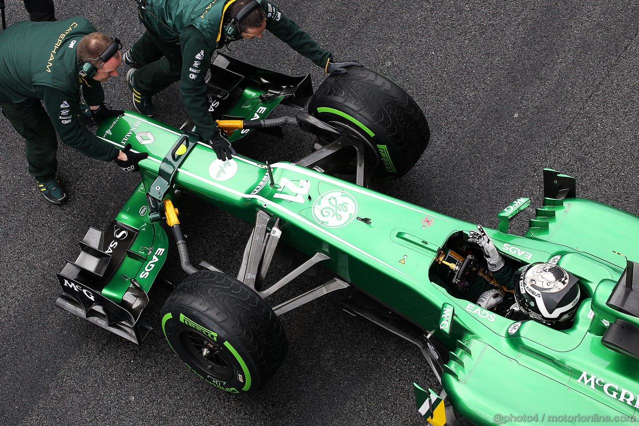 BARCELONA TEST MARZO 2013, Giedo van der Garde (NLD) Caterham CT03.
01.03.2013. 
