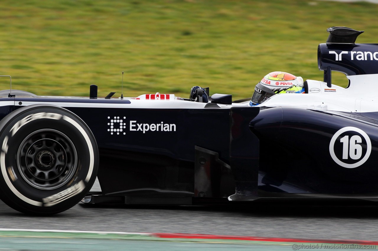 BARCELONA TEST MARZO 2013, Pastor Maldonado (VEN) Williams FW35.
01.03.2013. 
