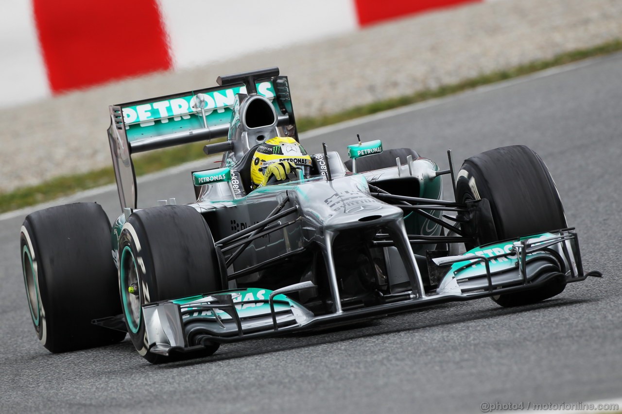BARCELONA TEST MARZO 2013, Nico Rosberg (GER) Mercedes AMG F1 W04.
01.03.2013. 