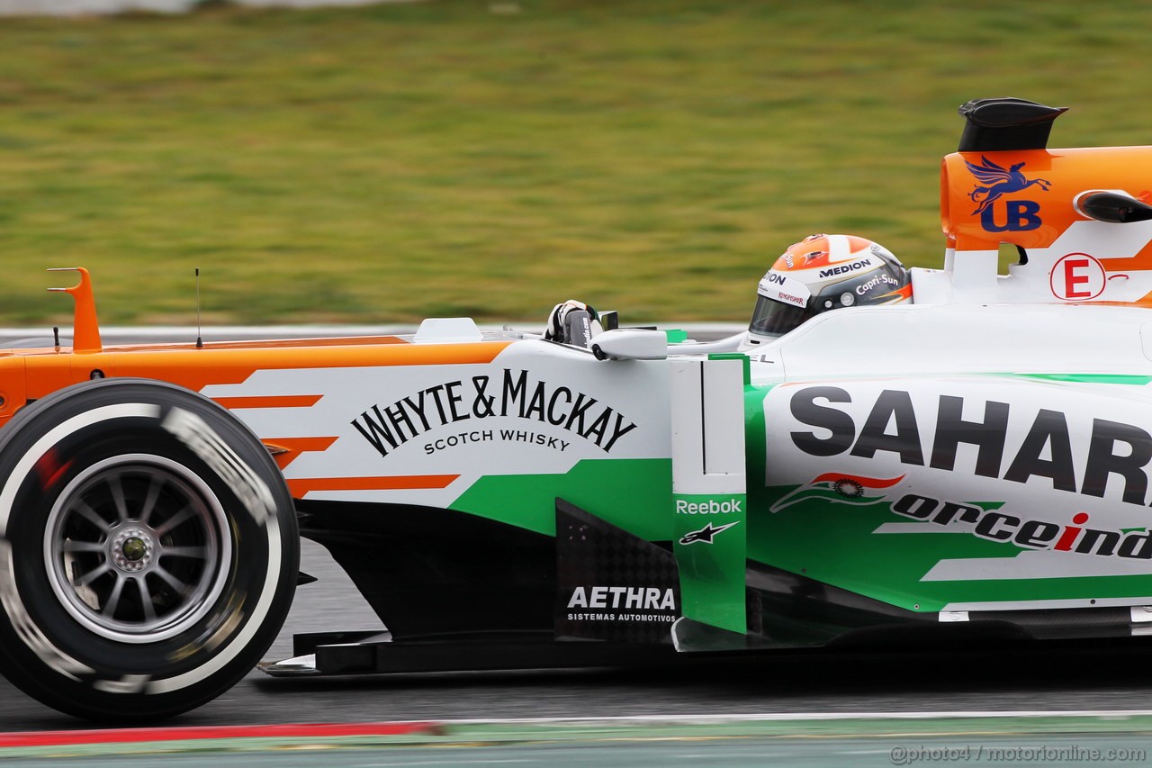 BARCELONA TEST MARZO 2013, Adrian Sutil (GER) Sahara Force India VJM06.
01.03.2013. 