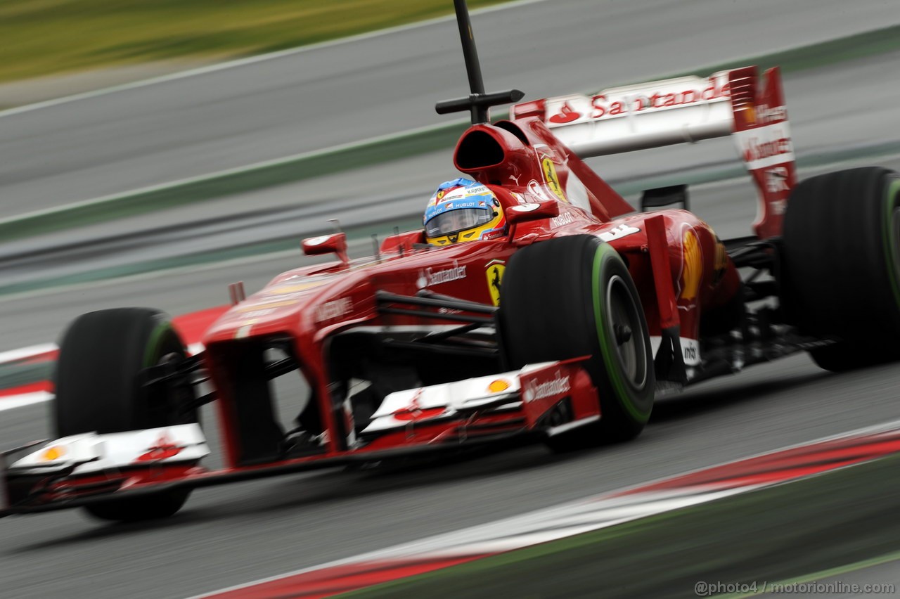 BARCELONA TEST MARZO 2013, Fernando Alonso (ESP) Ferrari F138.
01.03.2013. 