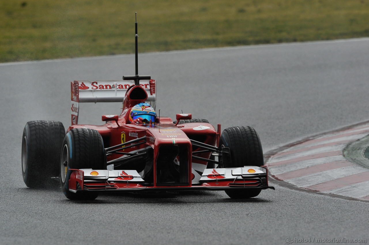 BARCELONA TEST MARZO 2013, Fernando Alonso (ESP) Ferrari F138.
01.03.2013. 
