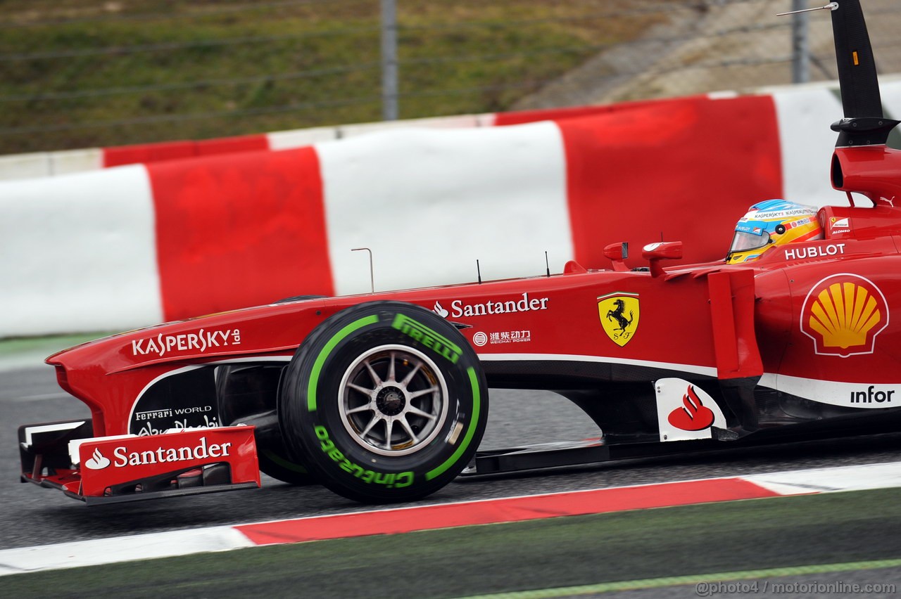 BARCELONA TEST MARZO 2013, Fernando Alonso (ESP) Ferrari F138.
01.03.2013. 