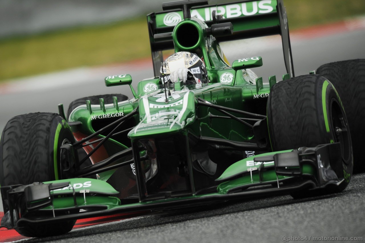 BARCELONA TEST MARZO 2013, Giedo van der Garde (NLD) Caterham CT03.
01.03.2013. 