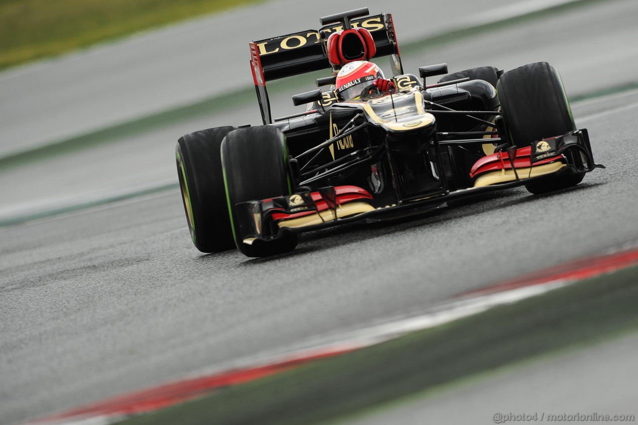 BARCELONA TEST MARZO 2013, Romain Grosjean (FRA) Lotus F1 E21.
01.03.2013. 