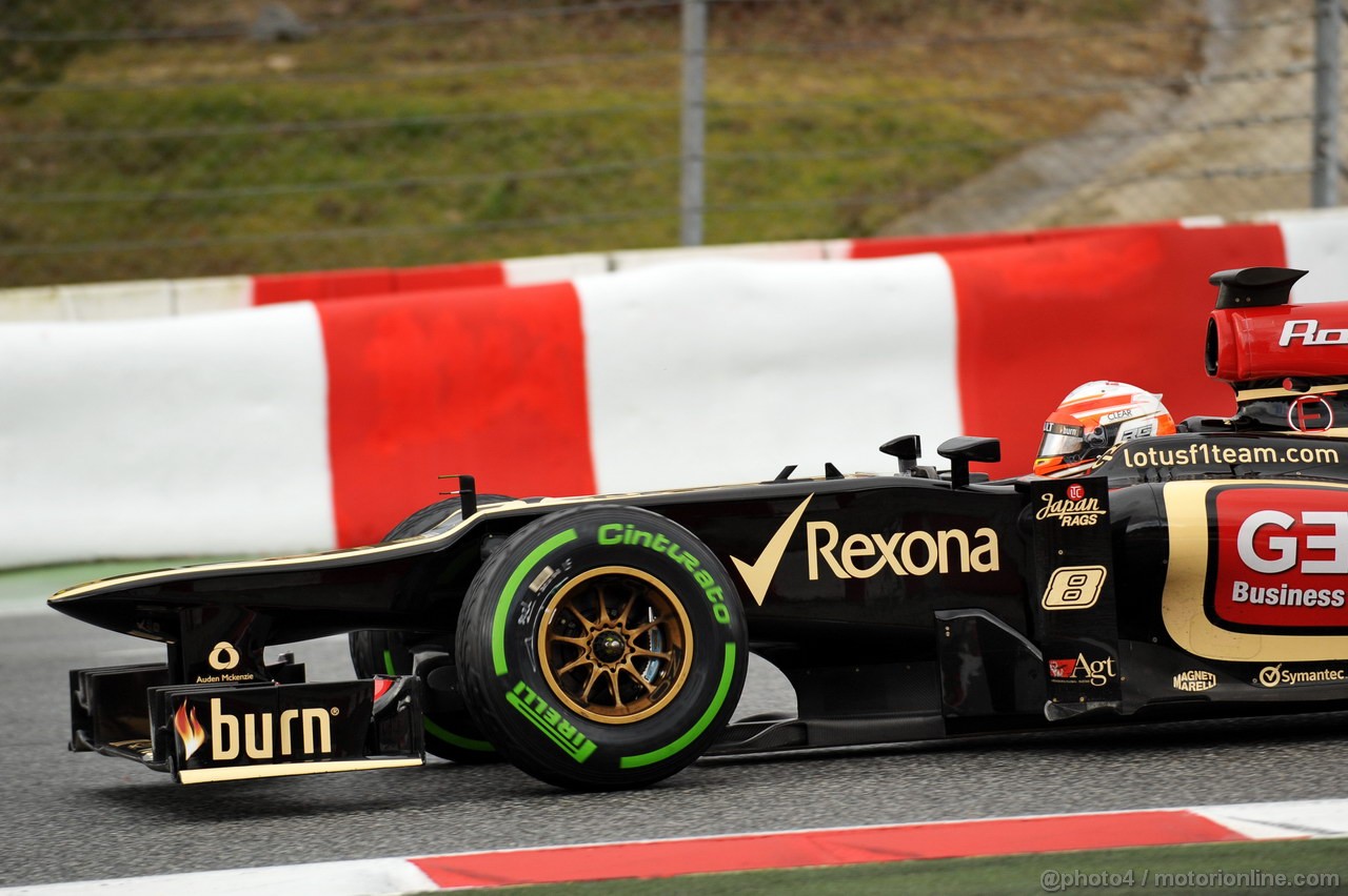 BARCELONA TEST MARZO 2013, Romain Grosjean (FRA) Lotus F1 E21.
01.03.2013. 