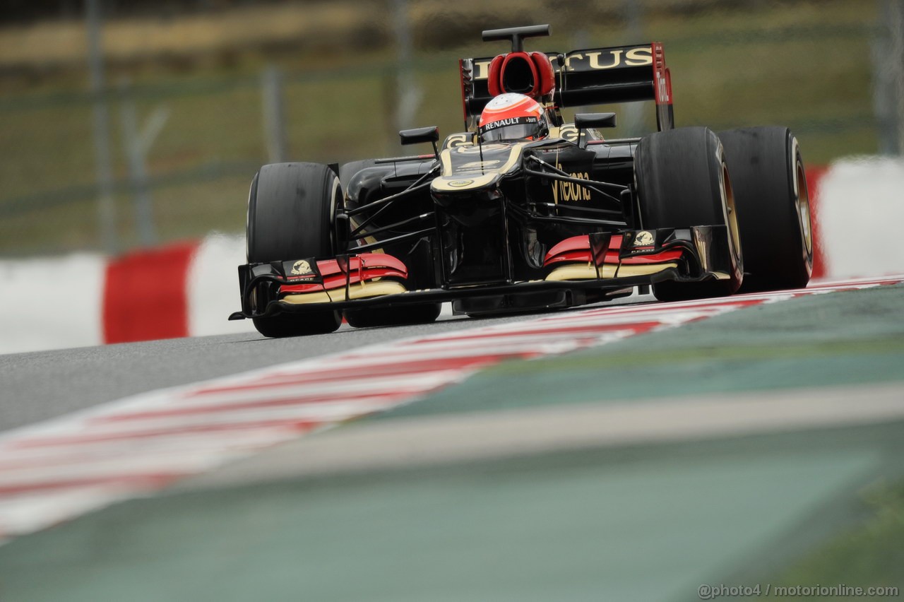BARCELONA TEST MARZO 2013, Romain Grosjean (FRA) Lotus F1 E21.
01.03.2013. 