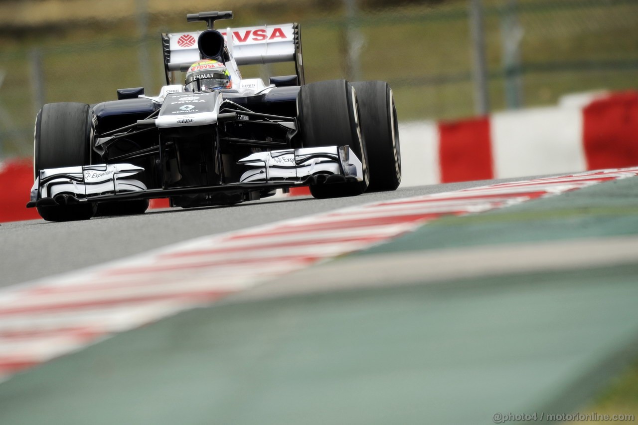 BARCELONA TEST MARZO 2013, Pastor Maldonado (VEN) Williams FW35.
01.03.2013. 