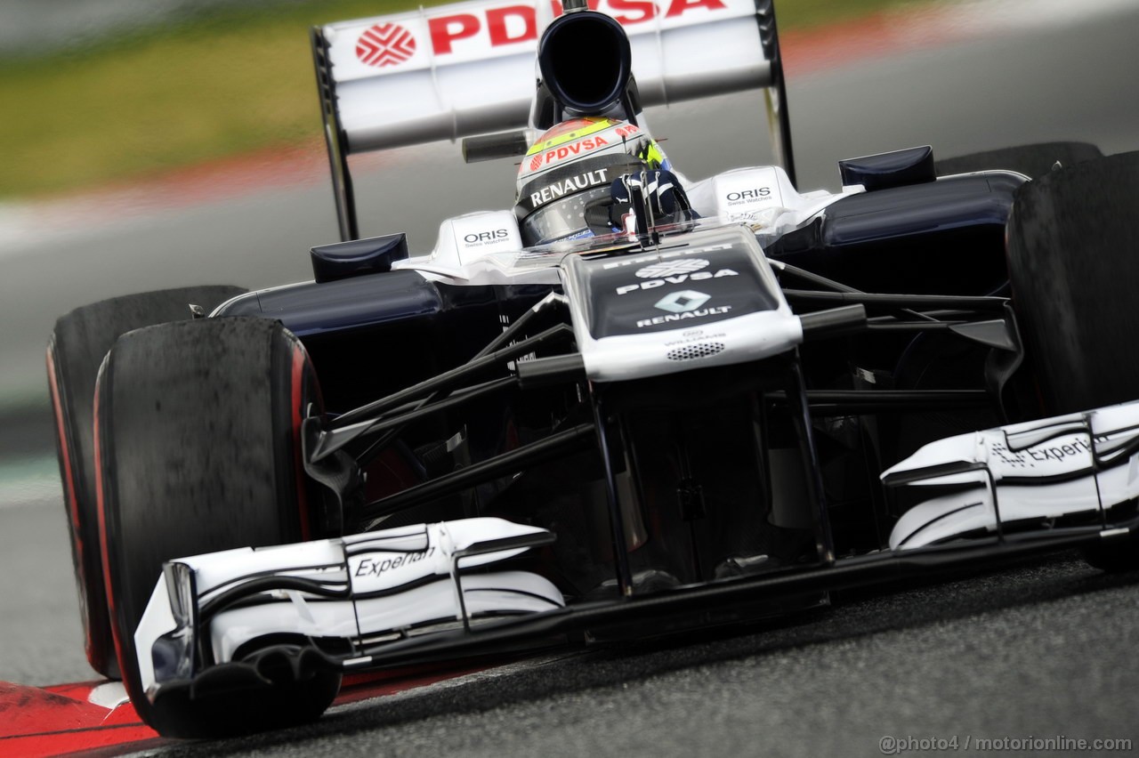 BARCELONA TEST MARZO 2013, Pastor Maldonado (VEN) Williams FW35.
01.03.2013. 