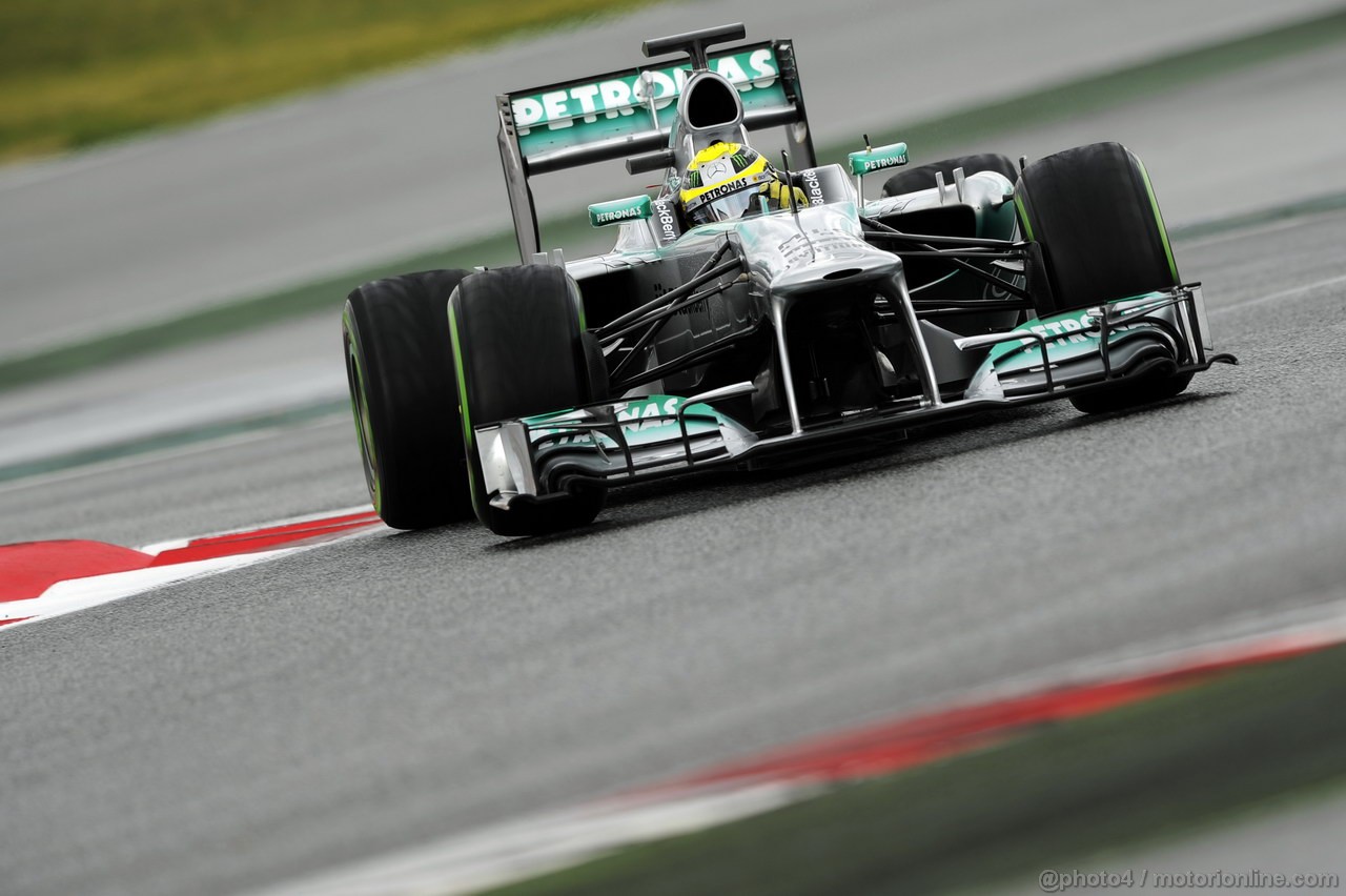 BARCELONA TEST MARZO 2013, Nico Rosberg (GER) Mercedes AMG F1 W04.
01.03.2013. 